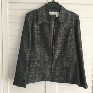 Alfred Dunner Snakeskin- look Jacket